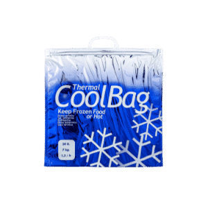 sac isotherme 18L cool bag bleu et gris métallisé
