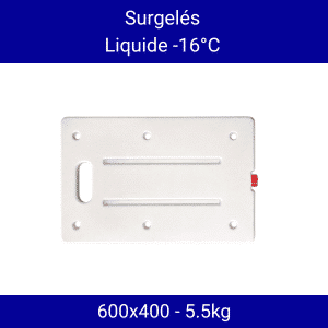 Plaque Eutectique -16°C / 5,5 kg - 600x400 mm