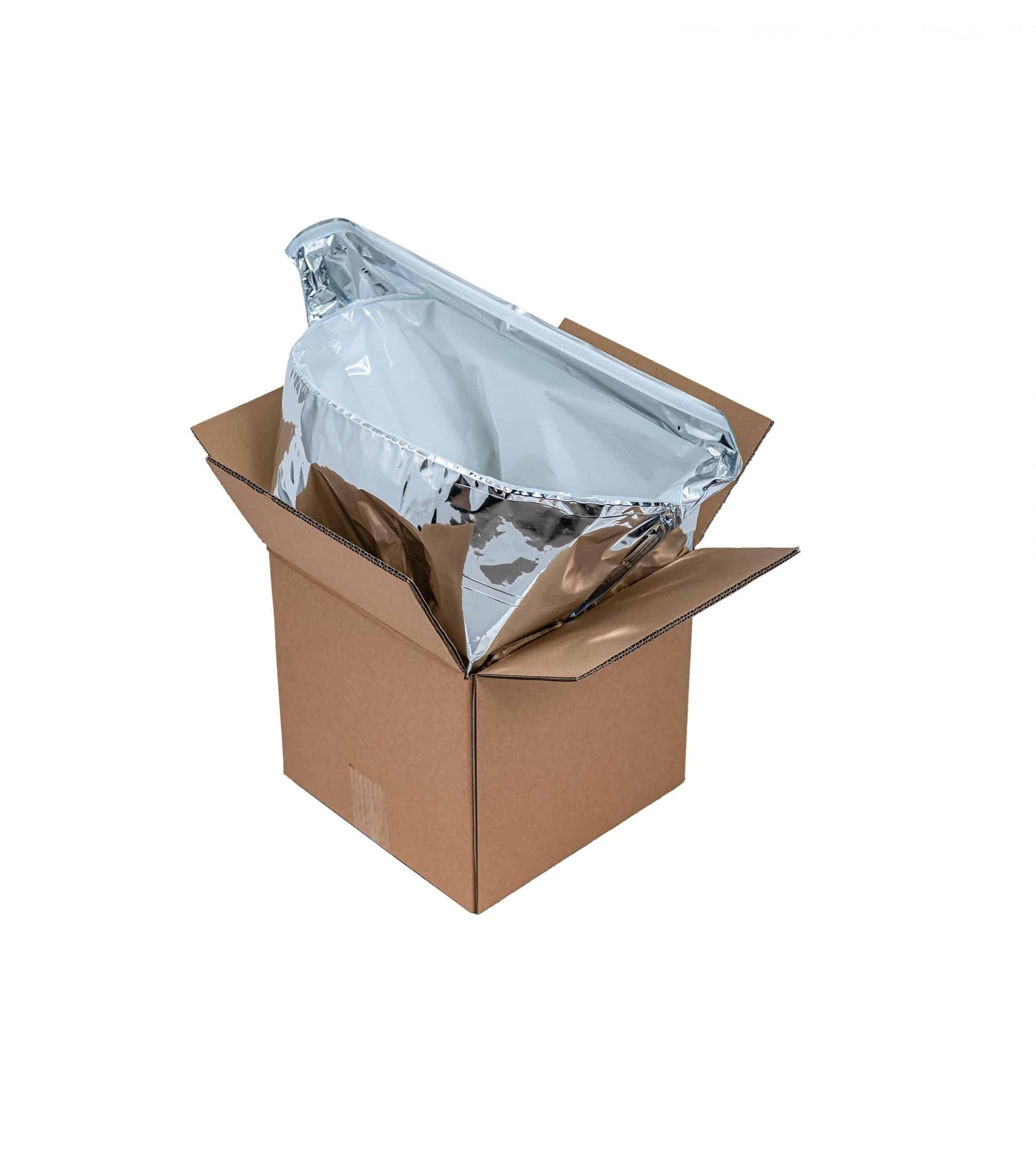 colis isotherme 8 litres - Fresh Cube ouverte dans carton