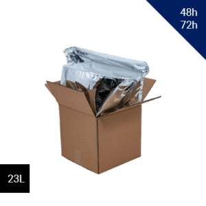emballage isotherme 23L 48h 72h produits frais livraison