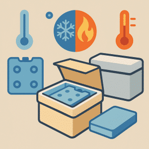 Plaques eutectiques froides pour conteneur isotherme de transport