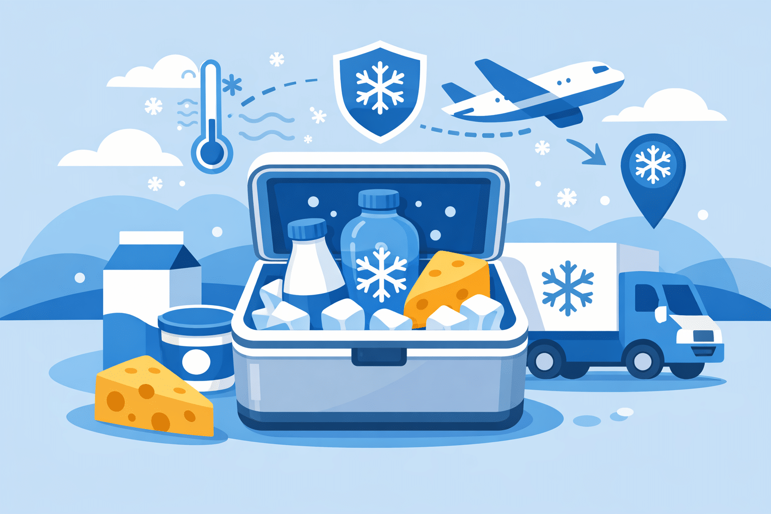 emballage isotherme produits laitiers